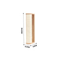 Wall-Mounted Cat Scratching Post – Rubber Wood & Sisal, Adjustable Height, Replaceable Poles, Easy Install, Climbing Tower