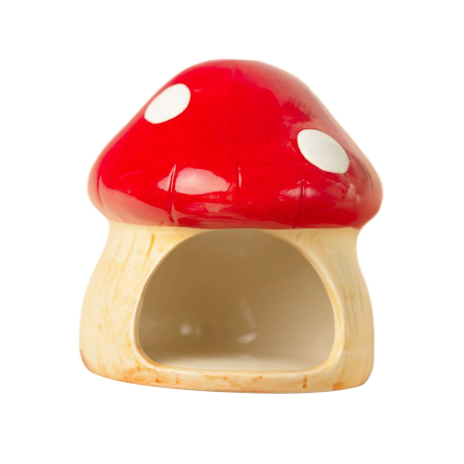 Ceramic Hamster House Multipurpose Durable Creative Furniture Food Bowl for Dwarf Hamster Ferret Hedgehog Gerbils Small Animals