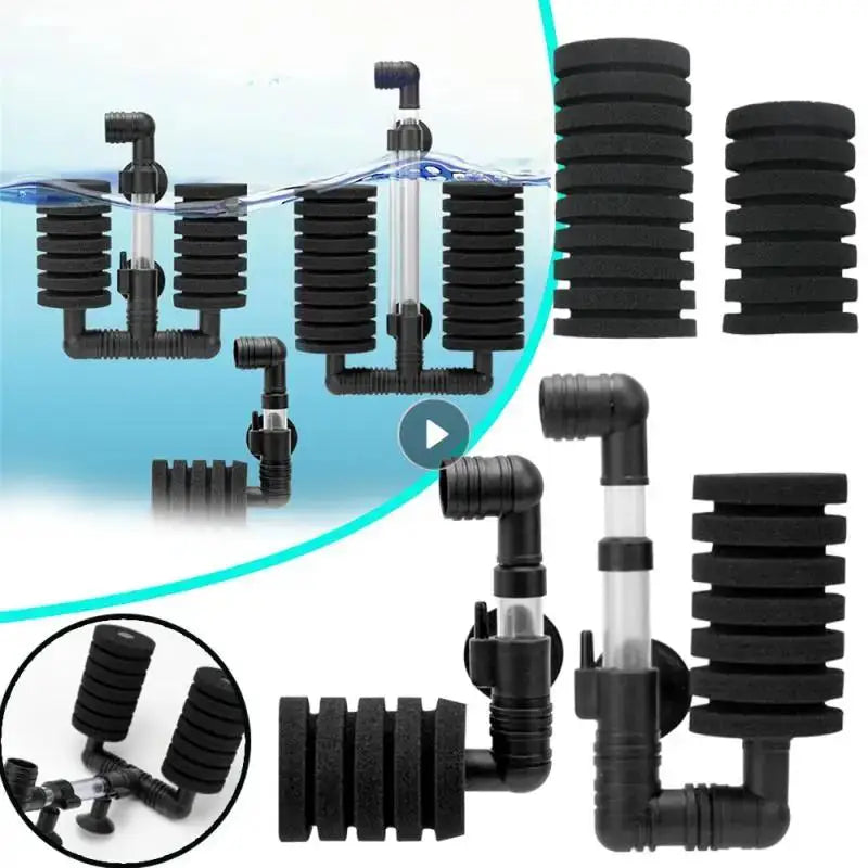 Fish Tank Filter Reusable Biochemical Sponge Aquarium Cotton Air Pump Skimmer Filtration Aquatic Pets Products Accessory