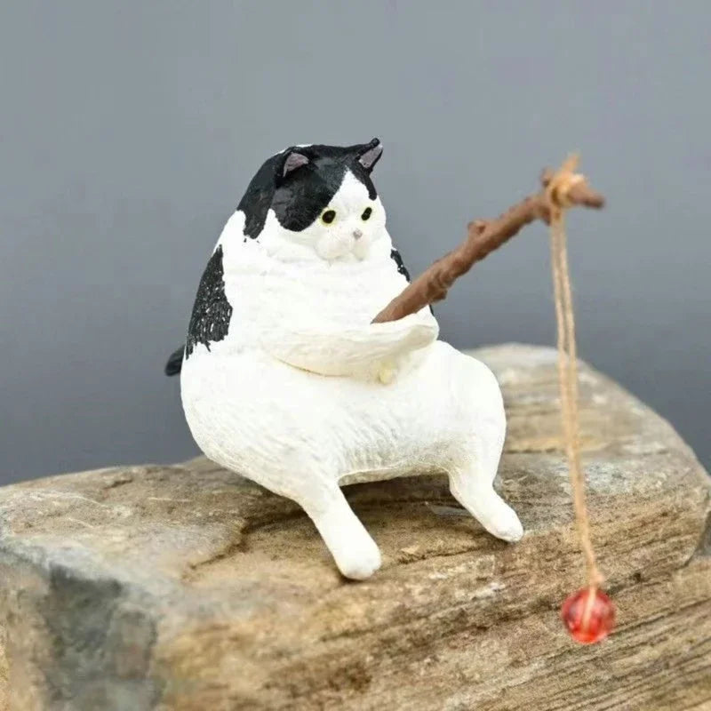 Fish Landscaping Cartoon Fishing Ornaments Aquarium Accessories Household Supplies Home Office Decoration