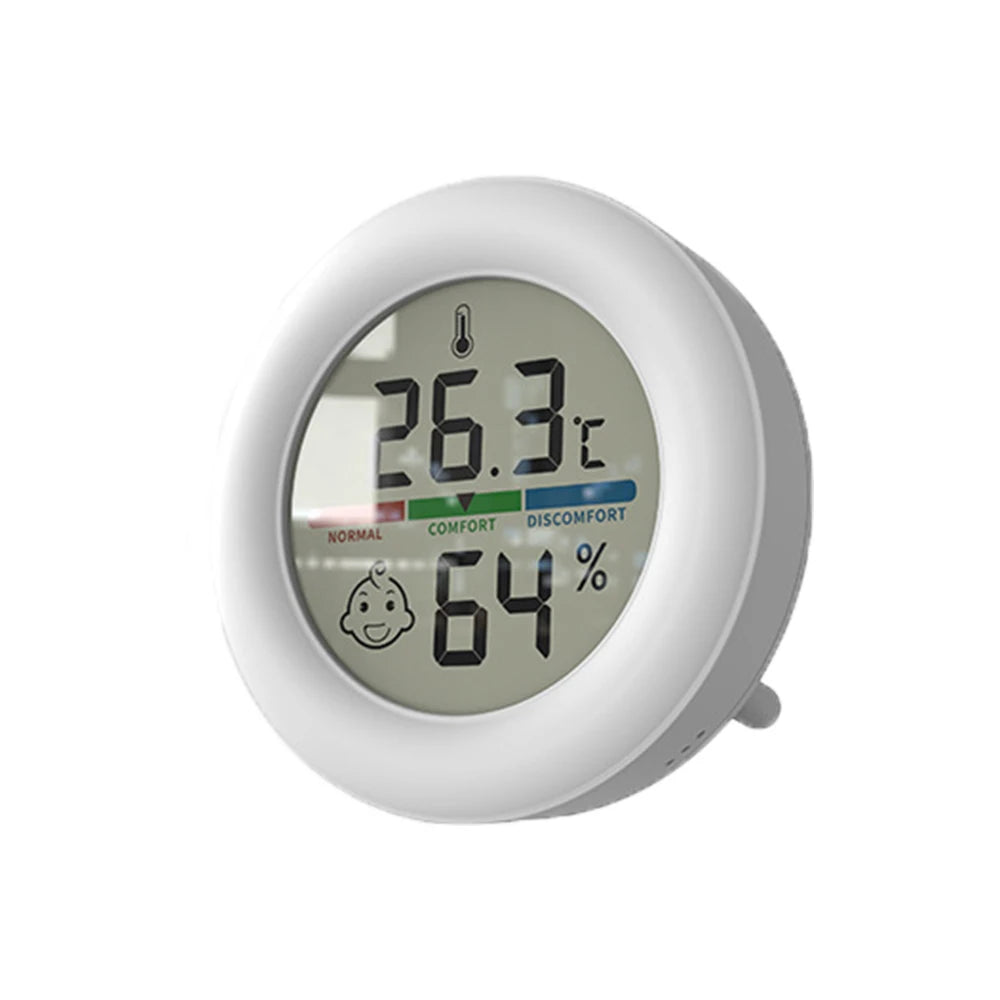 Reptile Tank Thermometer, Mini Digital Hygrometer Thermometer Gauge, Indoor Temperature Humidity Meter for Reptile Terrarium