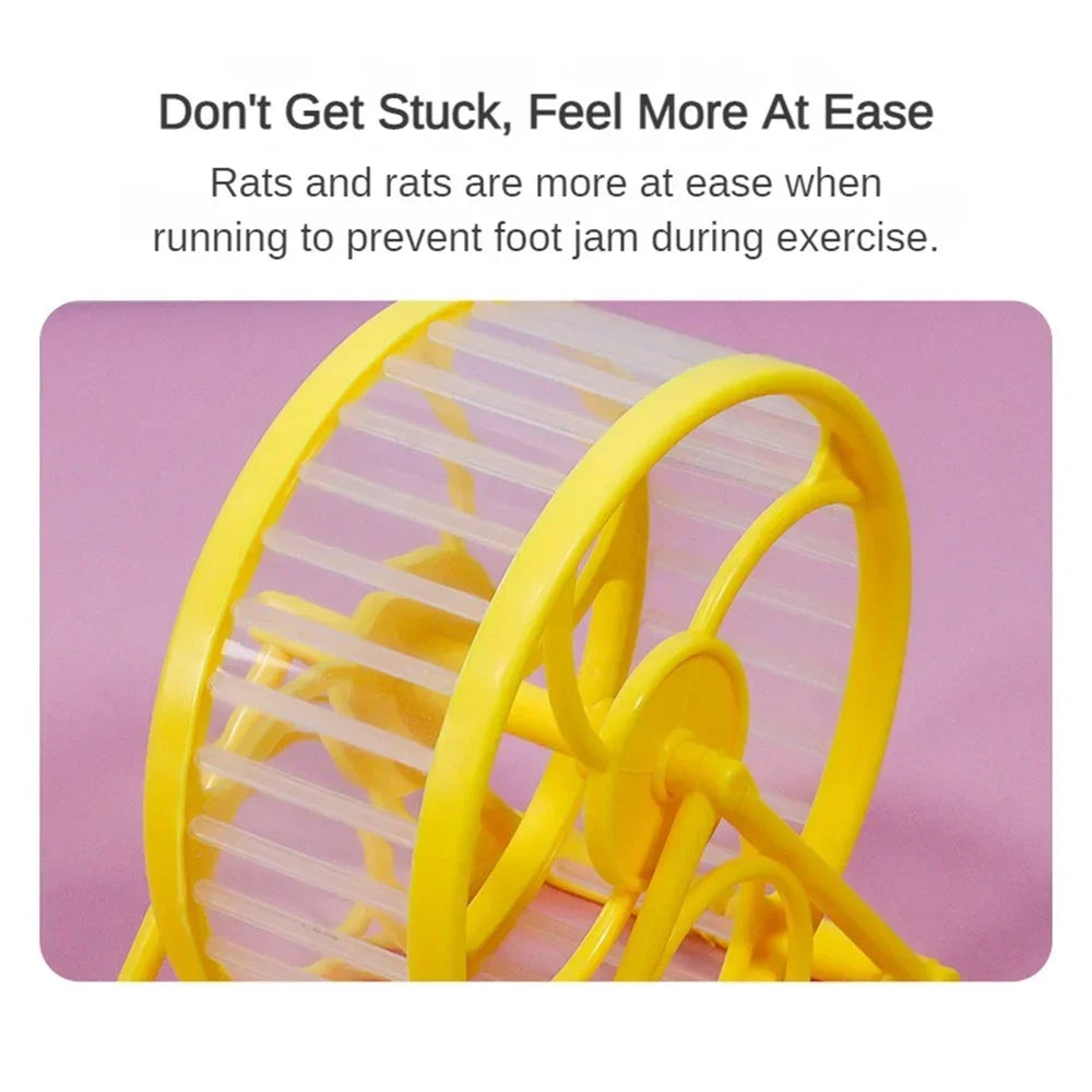 Hamster Running Wheel Hamster Ultra Quiet Anti Jamming Small Animal Sports Running Wheels Hamster Cage Accessories Toys Hamster