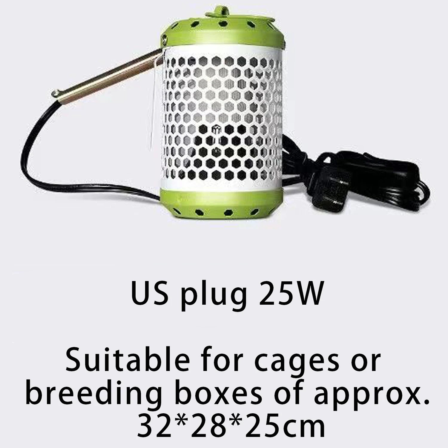 Reptile Heat Lamp Ceramic Heating Lamp Ceramic Heater Bulb 25/50/75W/100W for Birds and Amphibians Incubation Pet Supplies ﻿