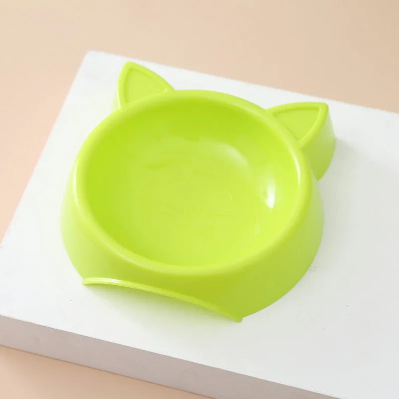 Charming Cat-Shaped Dog Bowl - Non-Slip, Easy to Clean, Perfect forSmall/Medium Pets