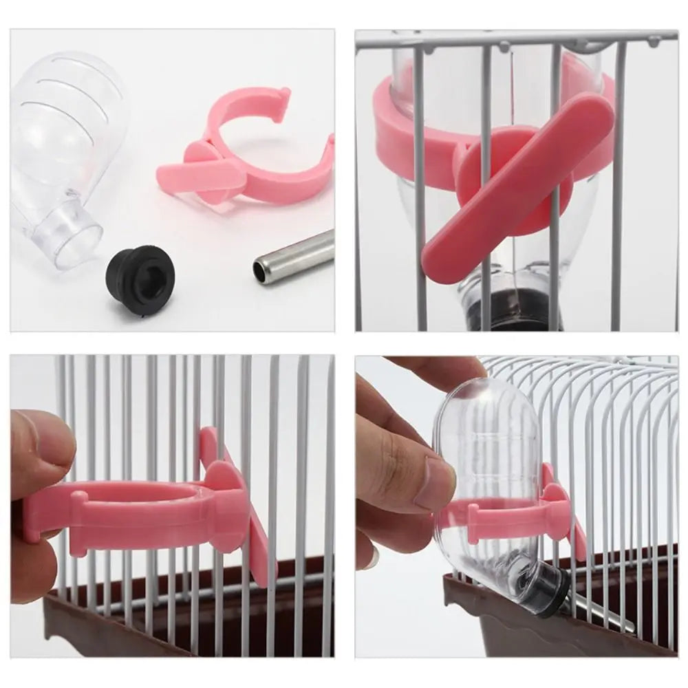 60ML Hamster Water Dispenser Automatic Leakproof Hamsters Water Bottle Hanging Hamster Drinker for Pet Cage