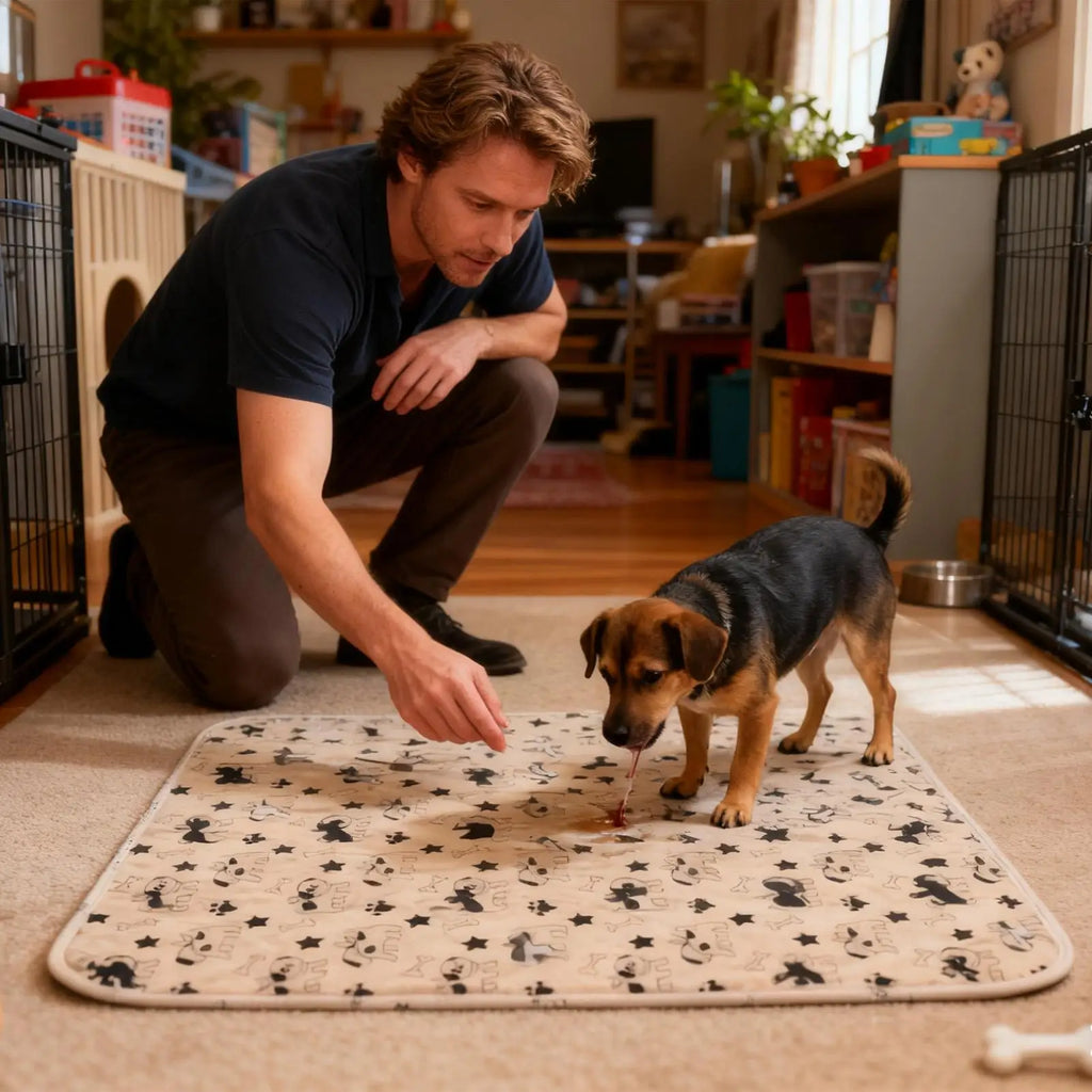 Dog Pee Pads Fast Absorbent Pet Training Mat Reusable Washable Absorbent Pee Pads For Home Potty Playpen Crate Litter pad