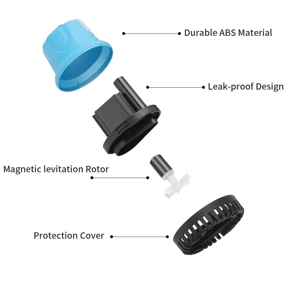 Submersible Water Pump - Aquarium Fish Tank Circulating Pump with Filter Bottom Suction Function