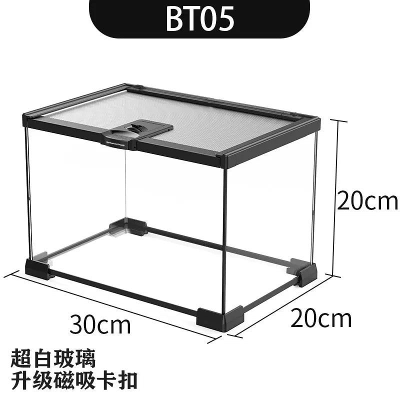 Reptile Glass Tank Spider Turtle Fish Rainforest Tank Reptile Tank Tree Lizard Horned Frog Brontosaurus Breeding Box