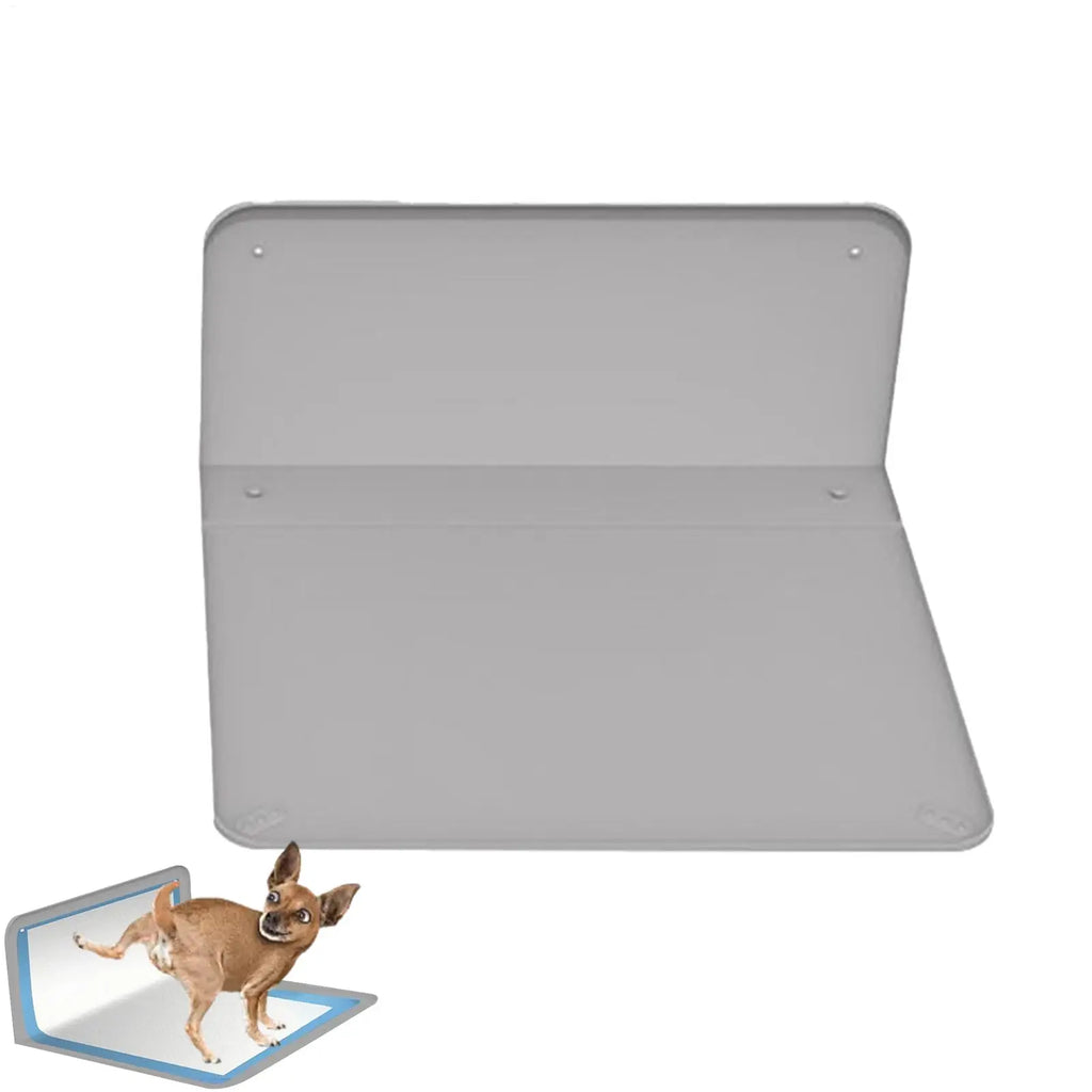 Dog Potty Training Pads Folding Non Slip Pee Pad Silicone Dog Pee Pad Holder easy-to-clean pet pads for indoor use Pet Supplies