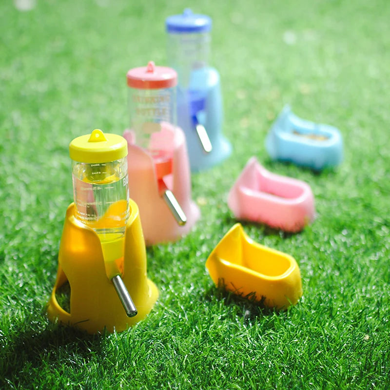 Hamster Water Bottle Small Animal Accessories Automatic Feeding Device Food Container Pet Drinking Bottles