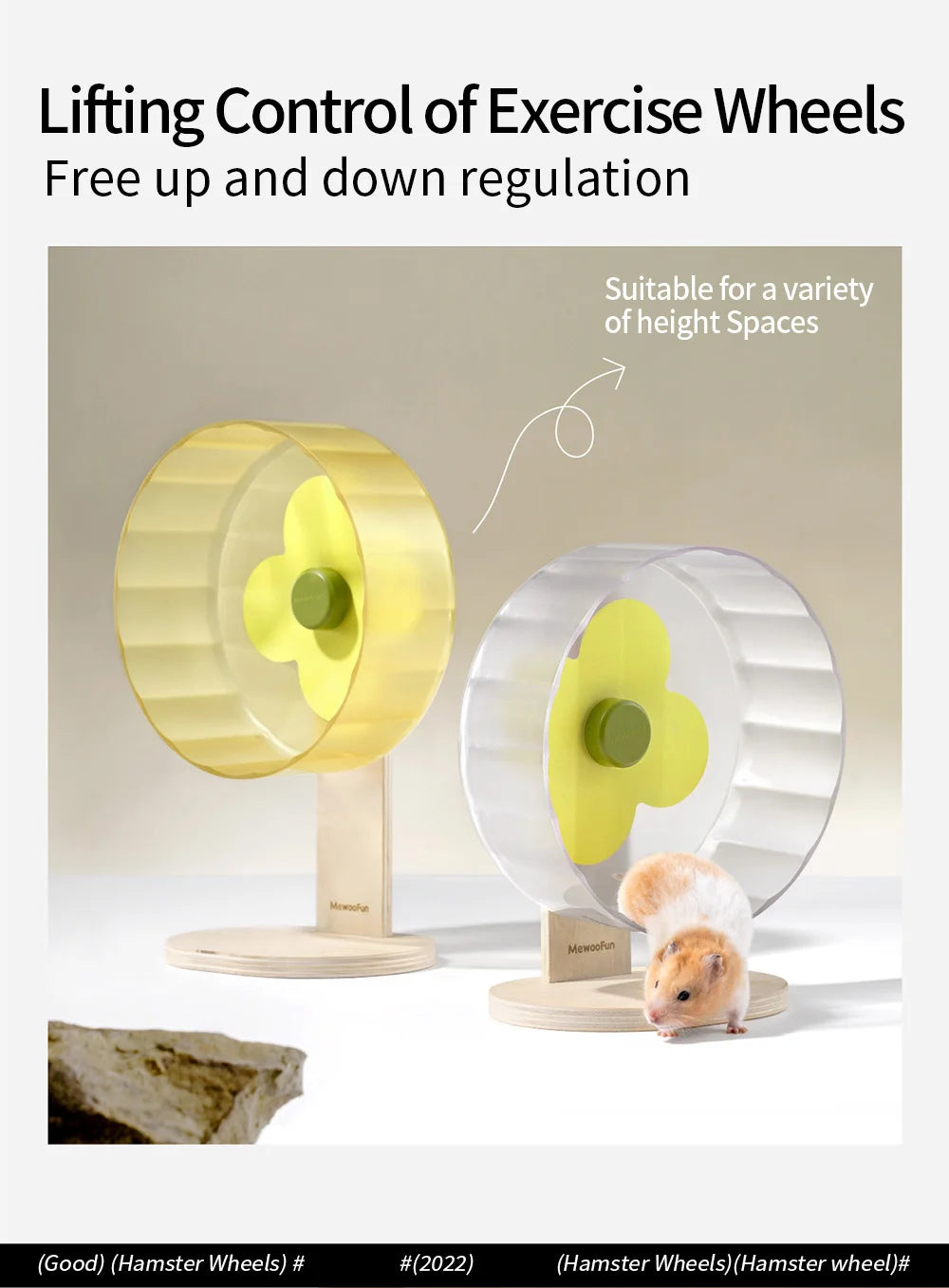 22cm Hamster Wheel Pet Jogging Sports Running Wheel Hamster Accessories Toys Small Animals Rat Exercise Wheel Chinchilla Wheel