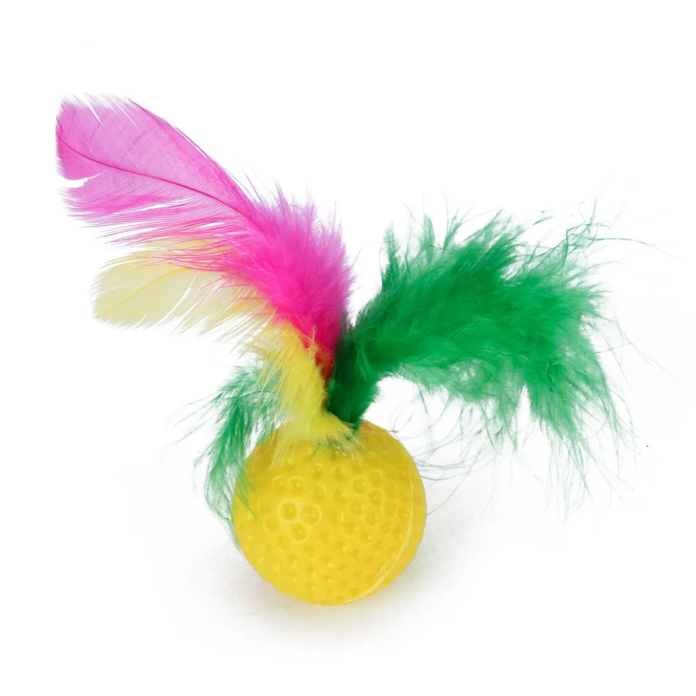 Cat Toy Set Interactive Play Kitten Toys for Indoor Cats Fun Exercise Entertainment Pet Fishing Rod Teaser Wand Plush Mouse