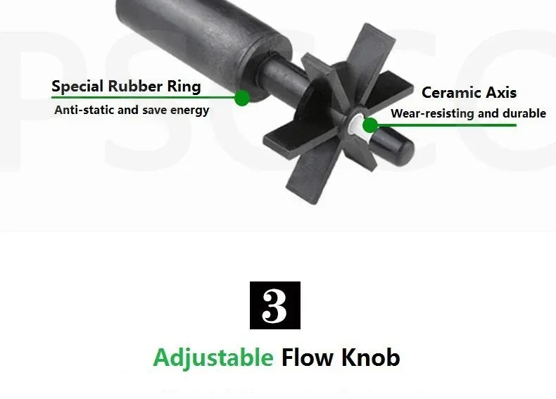 Fish Tank Quiet Frequency Circulating Filtration Pump 7/8/20/25/35/45/55W Multi-Function Submersible Aquarium Water Pond Pumps