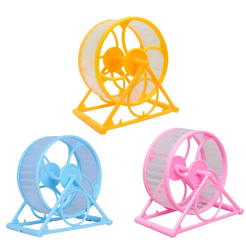 Hamster Running Wheel Hamster Ultra Quiet Anti Jamming Small Animal Sports Running Wheels Hamster Cage Accessories Toys Hamster