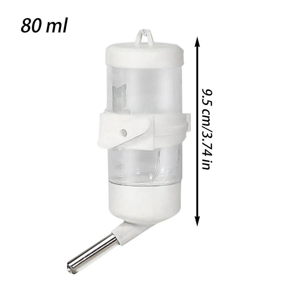 Hamster Water Bottle Hamster Cage Water Dispenser No Drip Bunny Drinker Small Accessories for Cage Gerbil Dwarf Hedgehog Pet