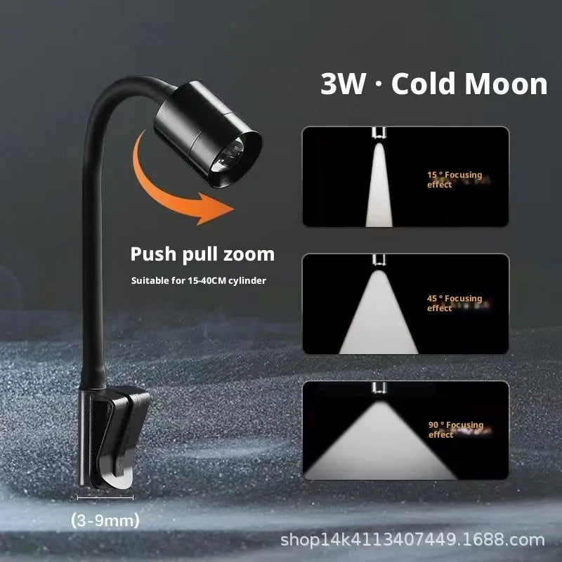 Fish Tank Landscaping Lighting Stream Tank Led Lighting Ancient Method Tank South American Tank Adjustable Focus Spotlight