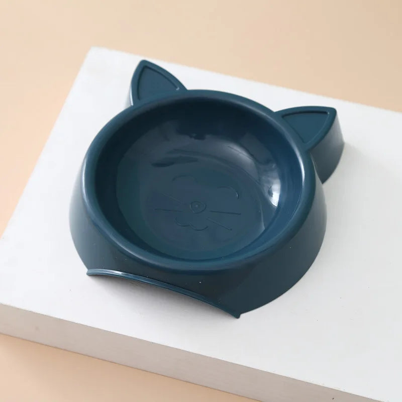 Charming Cat-Shaped Dog Bowl - Non-Slip, Easy to Clean, Perfect forSmall/Medium Pets