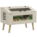 Reptile Terrarium 29 Gallon Top Opening Reptile Tank , For Snakes Lizard Chameleons Hamsters Gerbils, 31.5" X 20" X 24"
