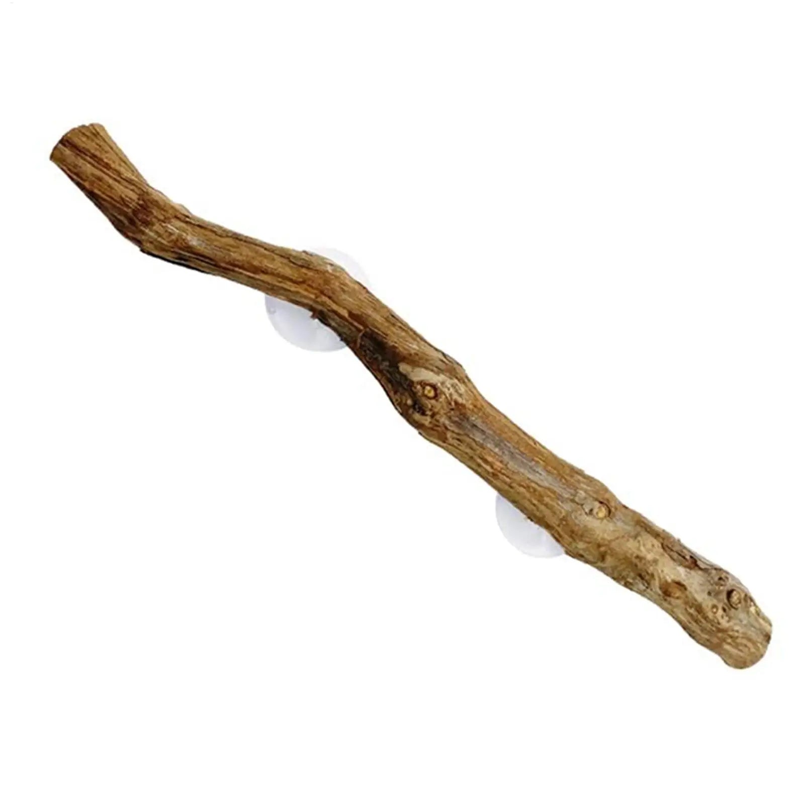 Reptile Climbing Corner Stick Non-slip Reptile Branches Terrarium Branches Reptile Decor Wooden Tree Trunk Ornament Habitat Deco
