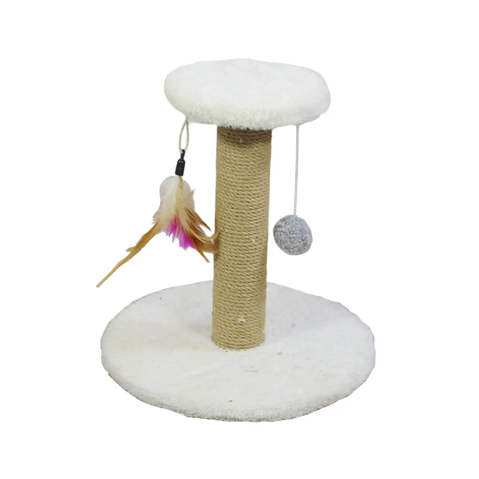 Cat Scratching Post Premium Sisal Rope Scratcher Scratch Post Protecting Your Furniture Durable Climbing for Small Cats Kittens