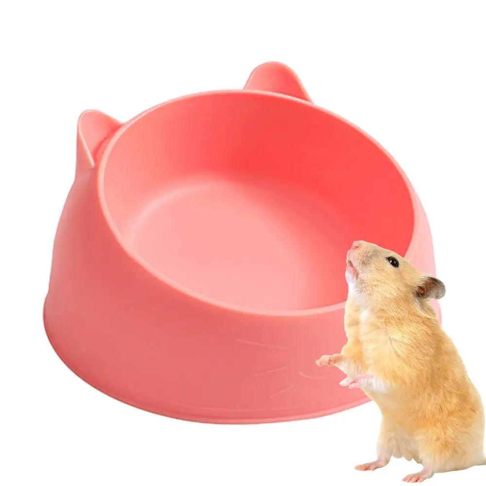 Hamster Food Water Bowl For Rabbit Guinea Pig Small Pets Feeder Dish Wear-resistant Pet Feeding Supplies accessory