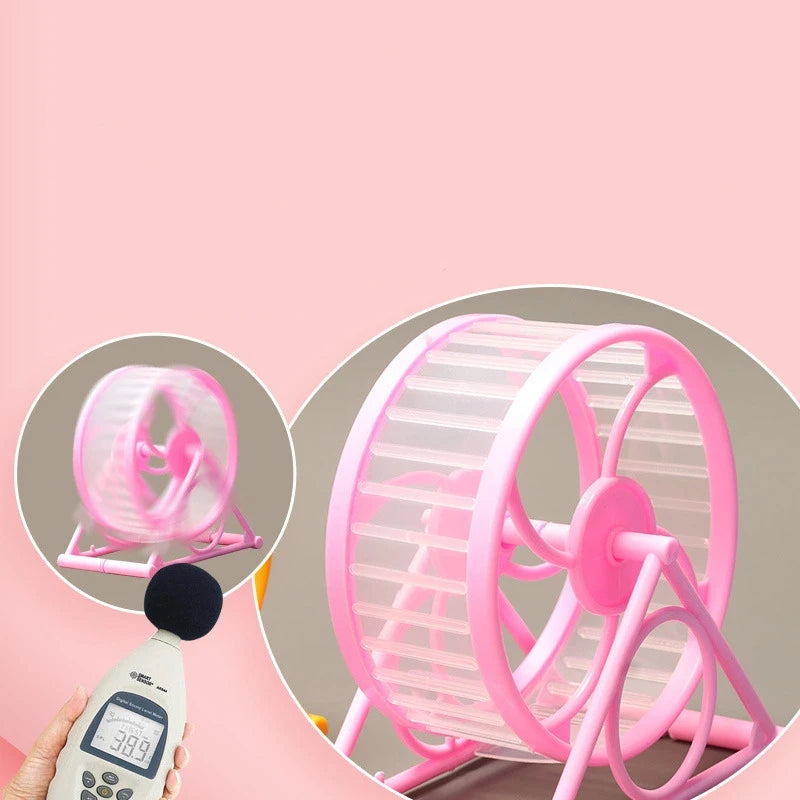 Hamster Running Wheel Hamster Ultra Quiet Anti Jamming Small Animal Sports Running Wheels Hamster Cage Accessories Toys Hamster