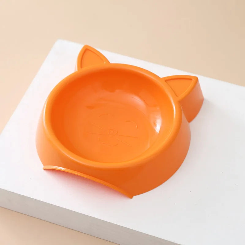 Charming Cat-Shaped Dog Bowl - Non-Slip, Easy to Clean, Perfect forSmall/Medium Pets