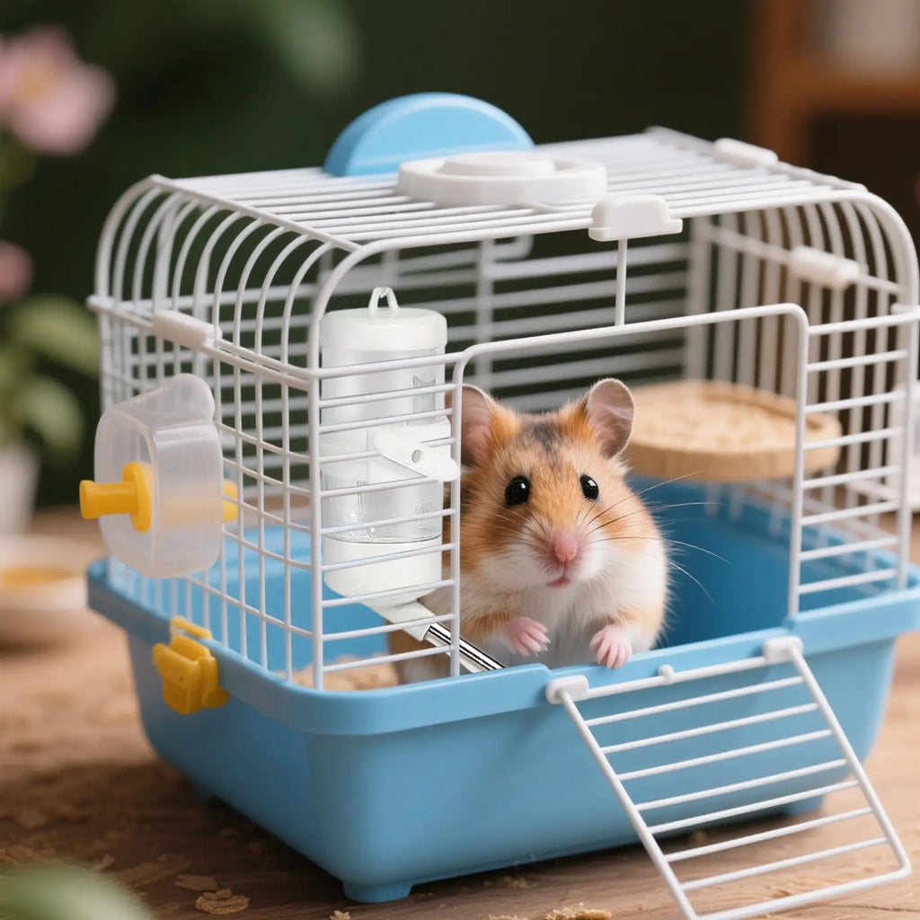 Hamster Water Bottle Hamster Cage Water Dispenser No Drip Bunny Drinker Small Accessories for Cage Gerbil Dwarf Hedgehog Pet