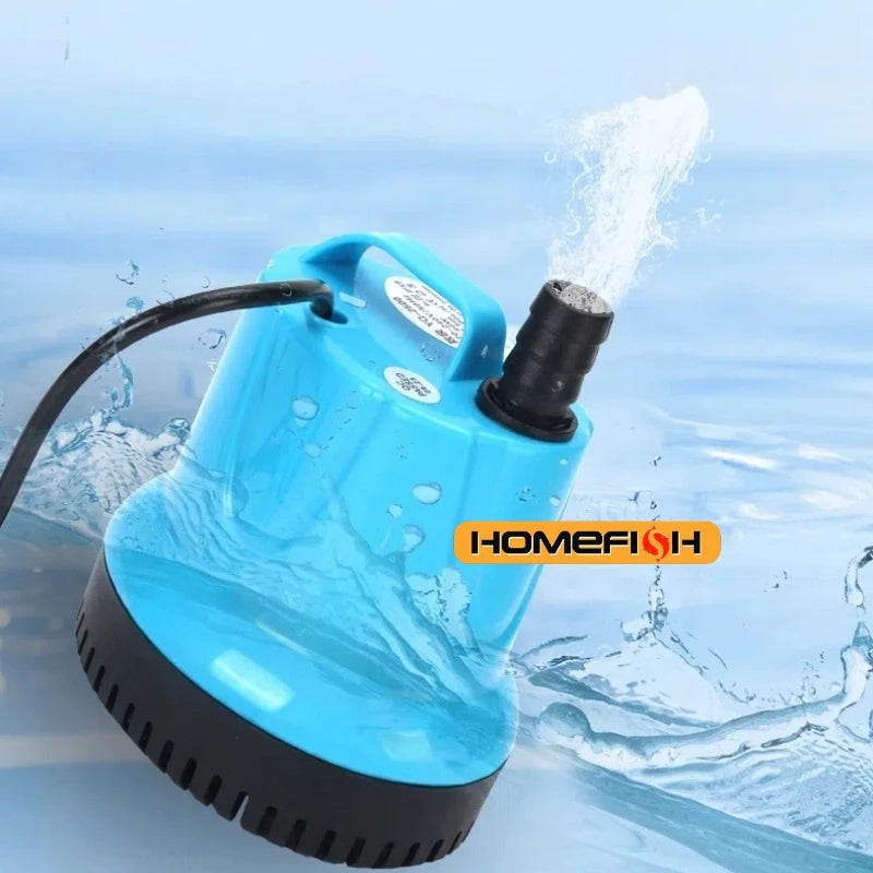 Submersible Water Pump - Aquarium Fish Tank Circulating Pump with Filter Bottom Suction Function