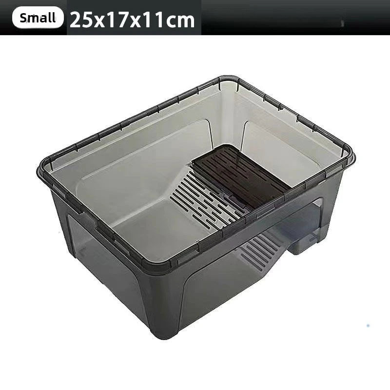 Reptiles Ecological Tank Large Basin Brazilian Turtle Breeding Box Multi-functional Area Integrated Pet Breeding Box Products