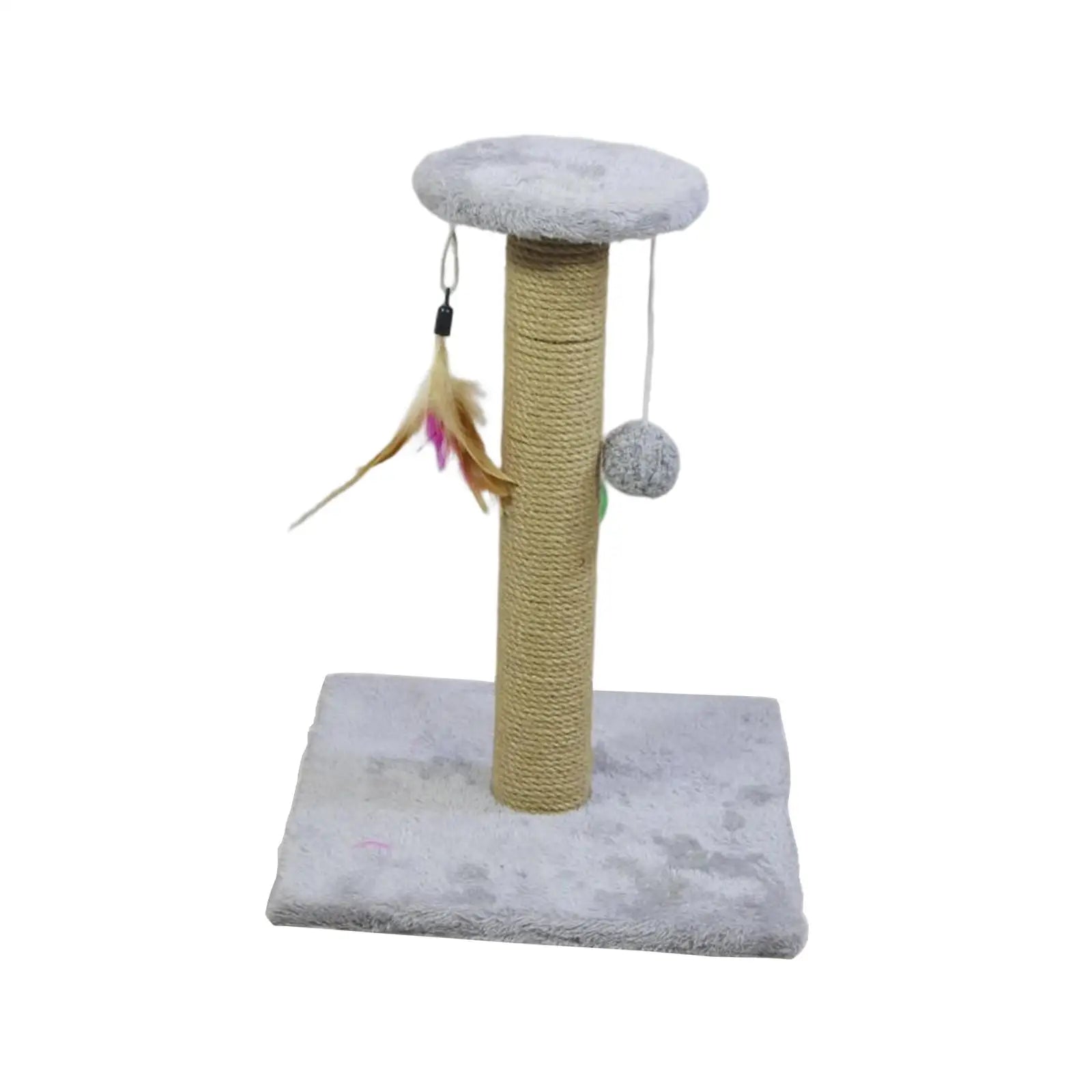 Cat Scratching Post Premium Sisal Rope Scratcher Scratch Post Protecting Your Furniture Durable Climbing for Small Cats Kittens