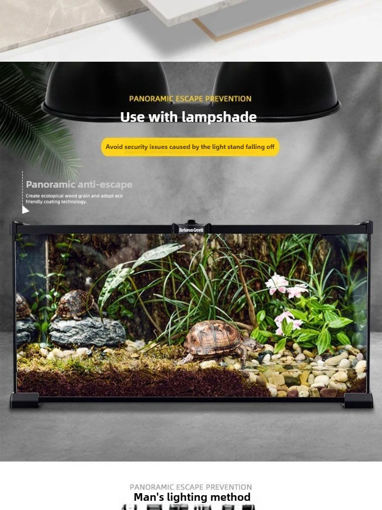 Reptile Glass Tank Spider Turtle Fish Rainforest Tank Reptile Tank Tree Lizard Horned Frog Brontosaurus Breeding Box