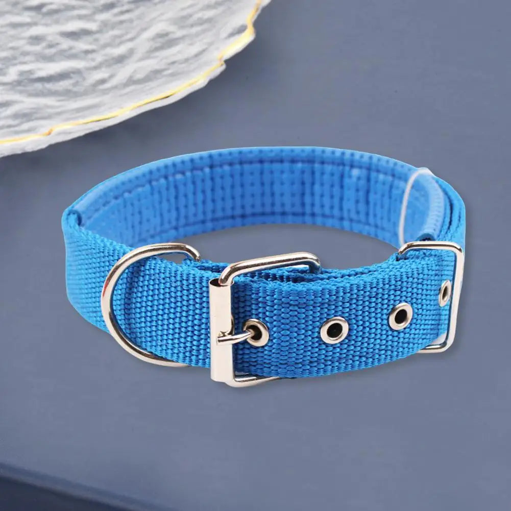 Dog Collars，Nylon，Adjustable Dog Neck Circle，Long-lasting Pet Neck Strap，with Traction Ring，Teddy Keji Pitbull，Pet Supplies