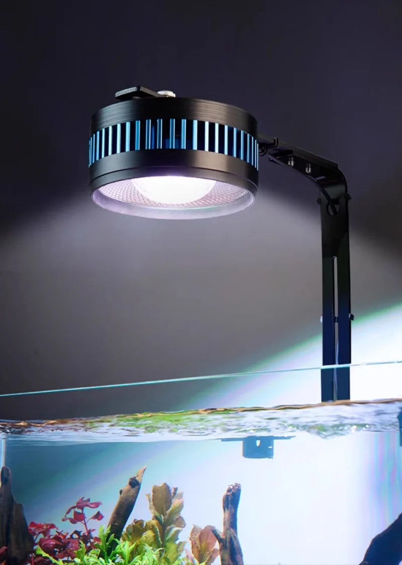 Fish Tank Downlight Led Full Spectrum Metal Aquarium Lamp Clip-on Waterproof Fishbowl Light Aquatic Plants Ornamental Lighting