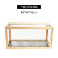 Hamster Frame Cage Solid Wood Acrylic Breathable Pet Cage Set for Golden Hamsters, Hedgehogs, Parrots, and Other Small Pets