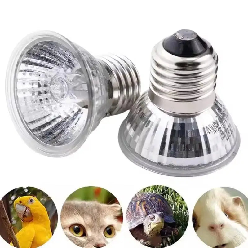 Reptile Heating Lamp 25/50/75W Basking Bulb for Turtle Lizard Snake Bird Pet Emitter Heater Feeding Lighting