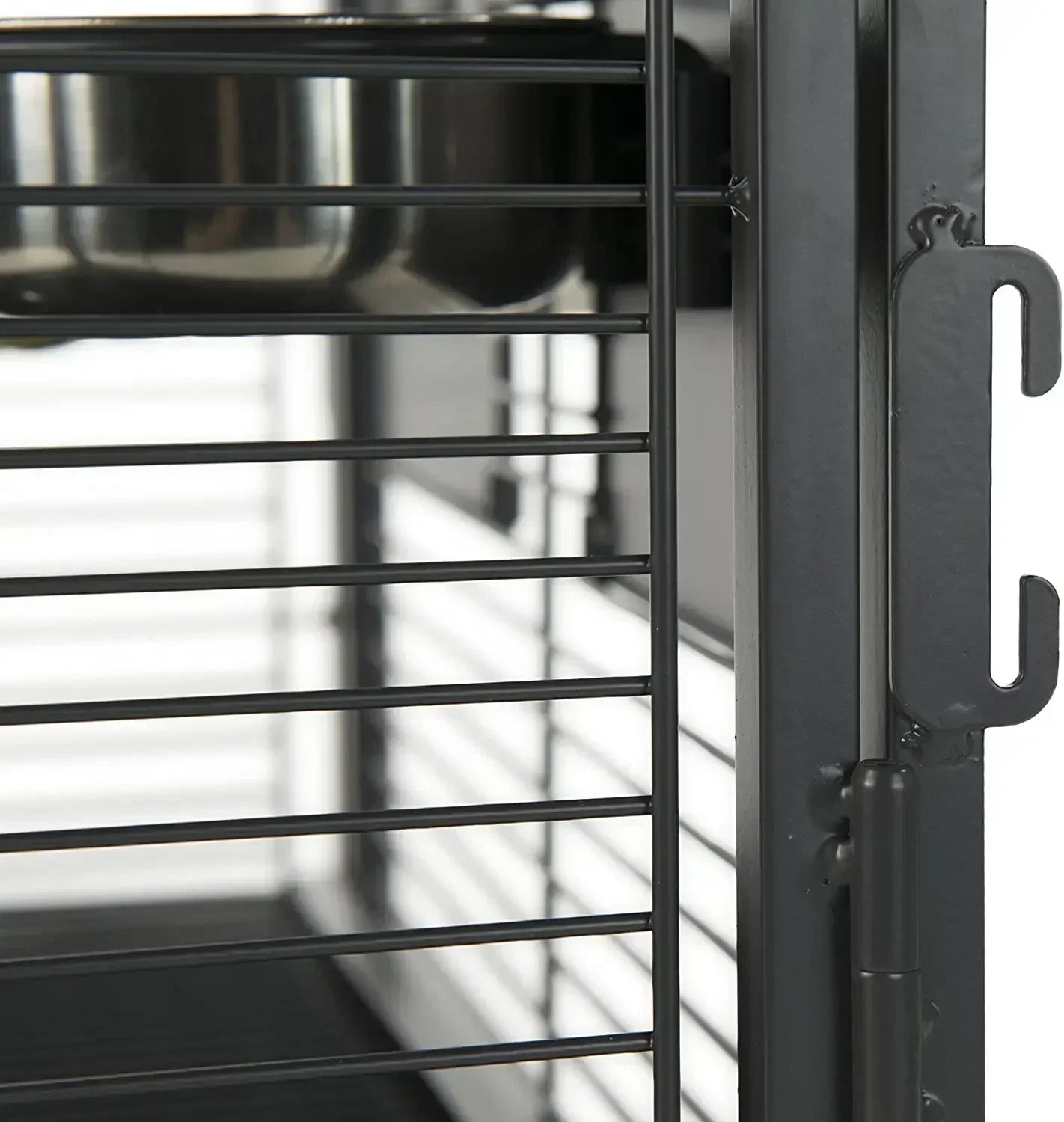 Travel Carrier Bird Cage Aviary For Bird Outside Iron Bird Cage Peony Tiger Pearl Parrot Carrying Cage 47.6 X 37.5 X 45.7 Cm