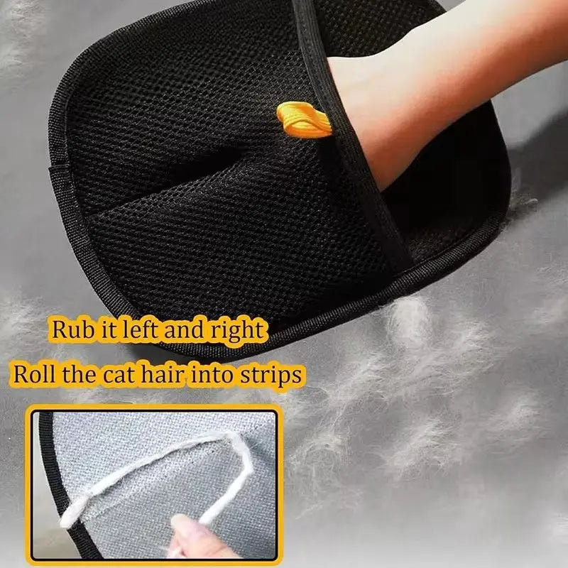 Pet Grooming Gloves Pet Hair Remover Brush Kitten Cleaning Glove Removing Dog Cat Hair From Sofa Carpet Clothes Pet Supplies﻿ ﻿