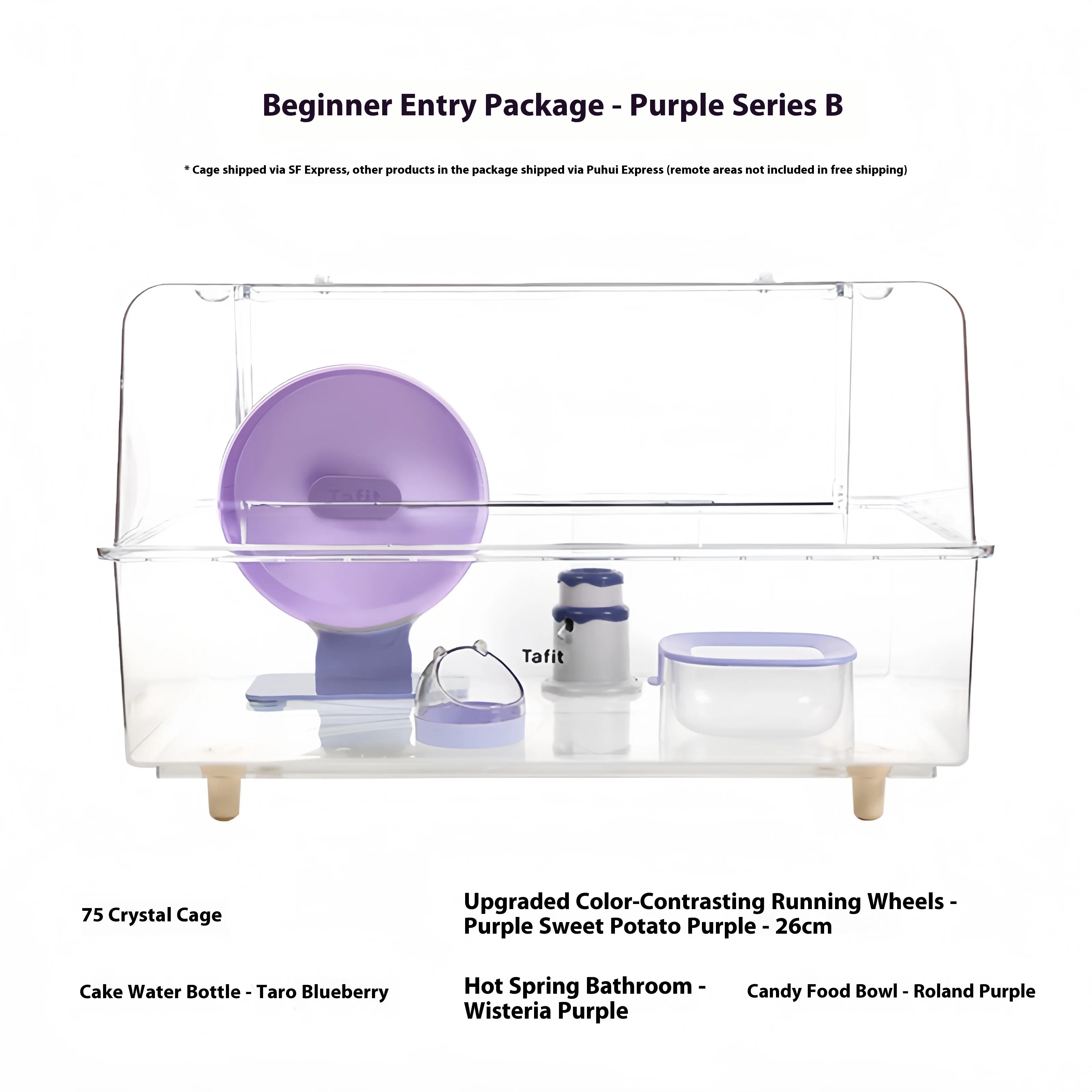 Large Villa Hamster Cage Transparent Acrylic 75 Breeding Box Gerbil House Habitat Decor for Hamsters Quail Chinchillas