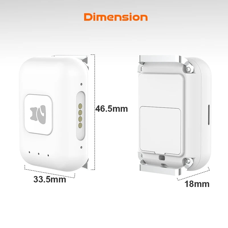 GPS Pet Tracker with Colorful LED Flash 4G Smart Pet Collar IP67 Waterproof Pet Pedometer Calorie Health Data Tracker