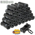 10/30/50Roll Dog Poop Disposable Pet Waste Bags Dog  Design Pet Poop Clean Pick Up Bone Bag Dispenser Tools