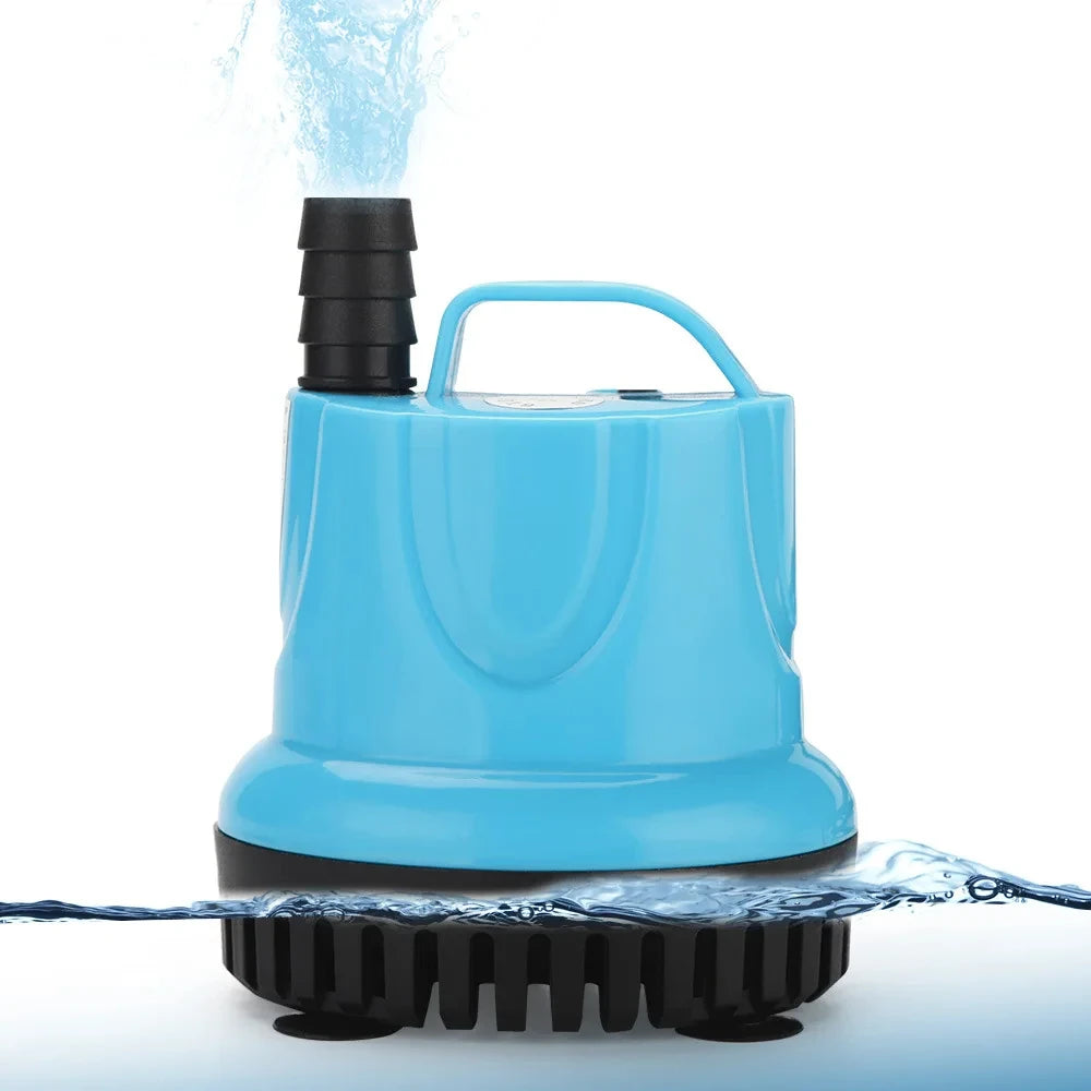 Submersible Water Pump - Aquarium Fish Tank Circulating Pump with Filter Bottom Suction Function