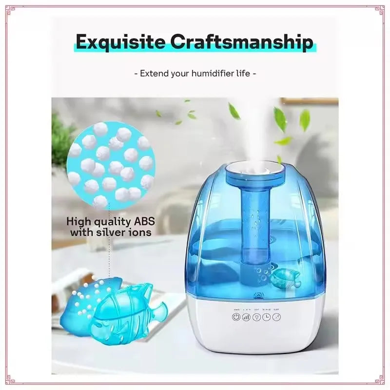 Fish Tank Prevents Hard Water Build-Up Humidifier Cleaner Eliminates White Dust and Odor Humidifier Tank Cleaner Fish
