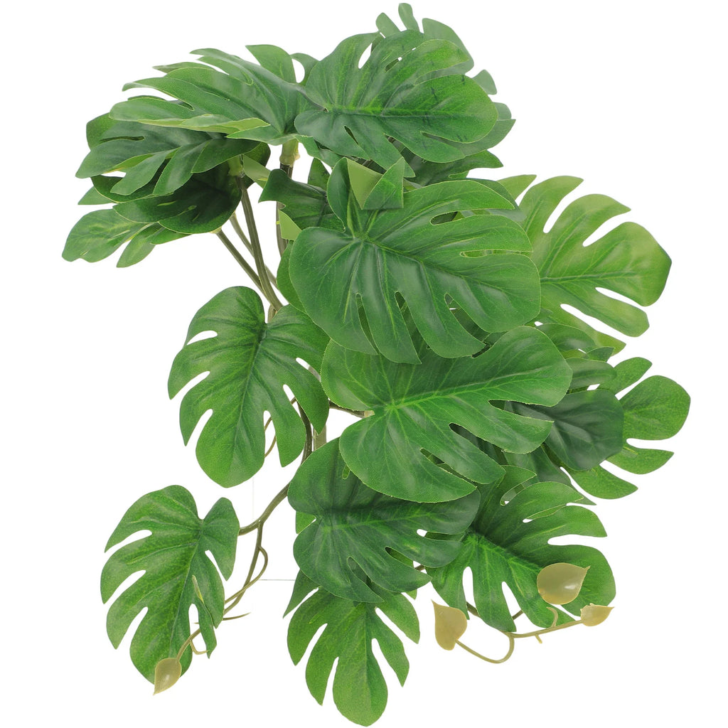 Reptile Plants For Terrarium Aquarium Landscaping Plant Reptile Tank Decor Fake Plants Fish Tank Decorations Pet Supplies