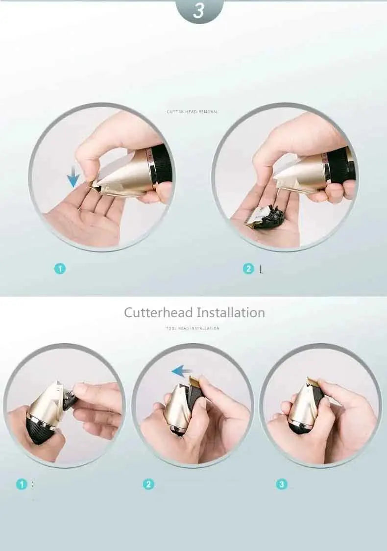 Dog Clipper Dog Hair Clippers Grooming (Pet/Cat/Dog/Rabbit) Haircut Trimmer Shaver Set Pets Cordless Rechargeable Professional