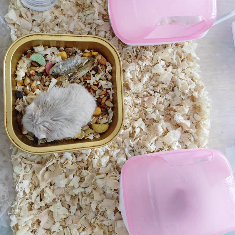 100g Hamster Rat Mouse Wood Chips Bedding for Guinea Pigs Rabbits Chinchillas Birch Bedding Sawdust Cage House Filler Supplies