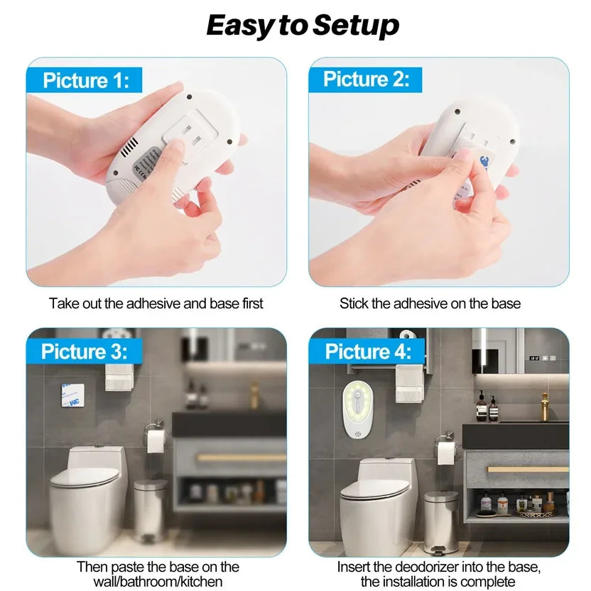 Smart Pet Odor Purifier For Cats and Dog Toilet  Air Cleaner Pets Deodorization