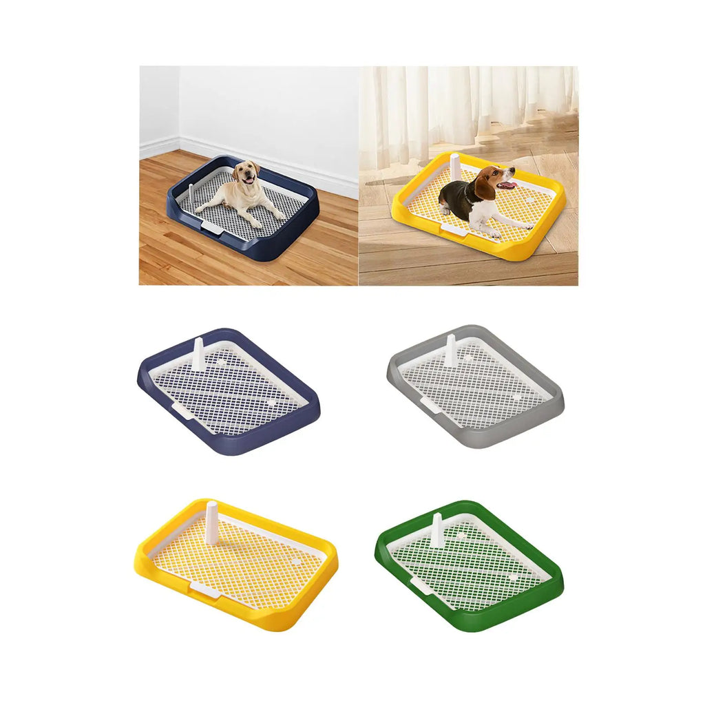 Pet Training Pads Holder Training Tray Reusable with Protection Wall Dogs Potty Pad Pee Pad Holder for Dogs and Cats