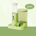 Hamster Water Dispenser Hamster Water Bottle Pet Auto Dispenser with Base No Drip Drinking Waterer with Food Feeding Bowl