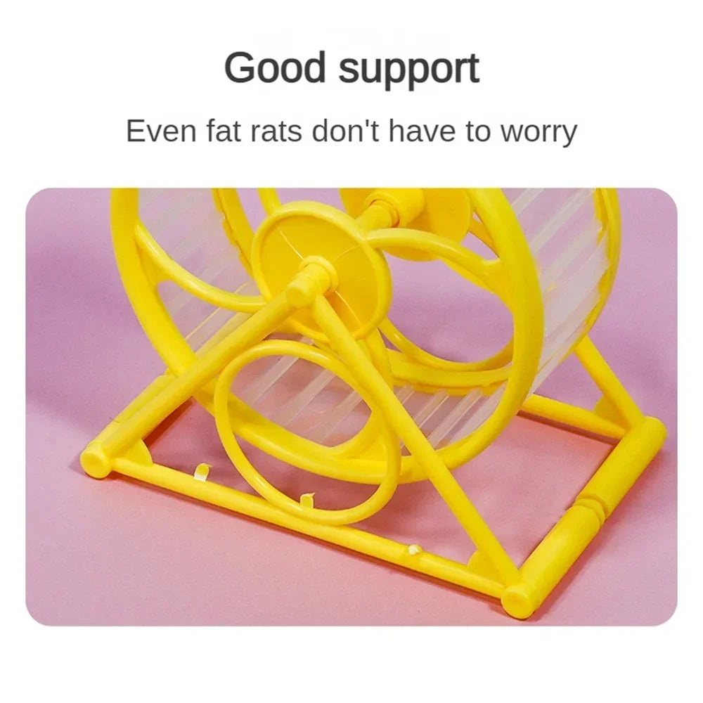Hamster Running Wheel Hamster Ultra Quiet Anti Jamming Small Animal Sports Running Wheels Hamster Cage Accessories Toys Hamster
